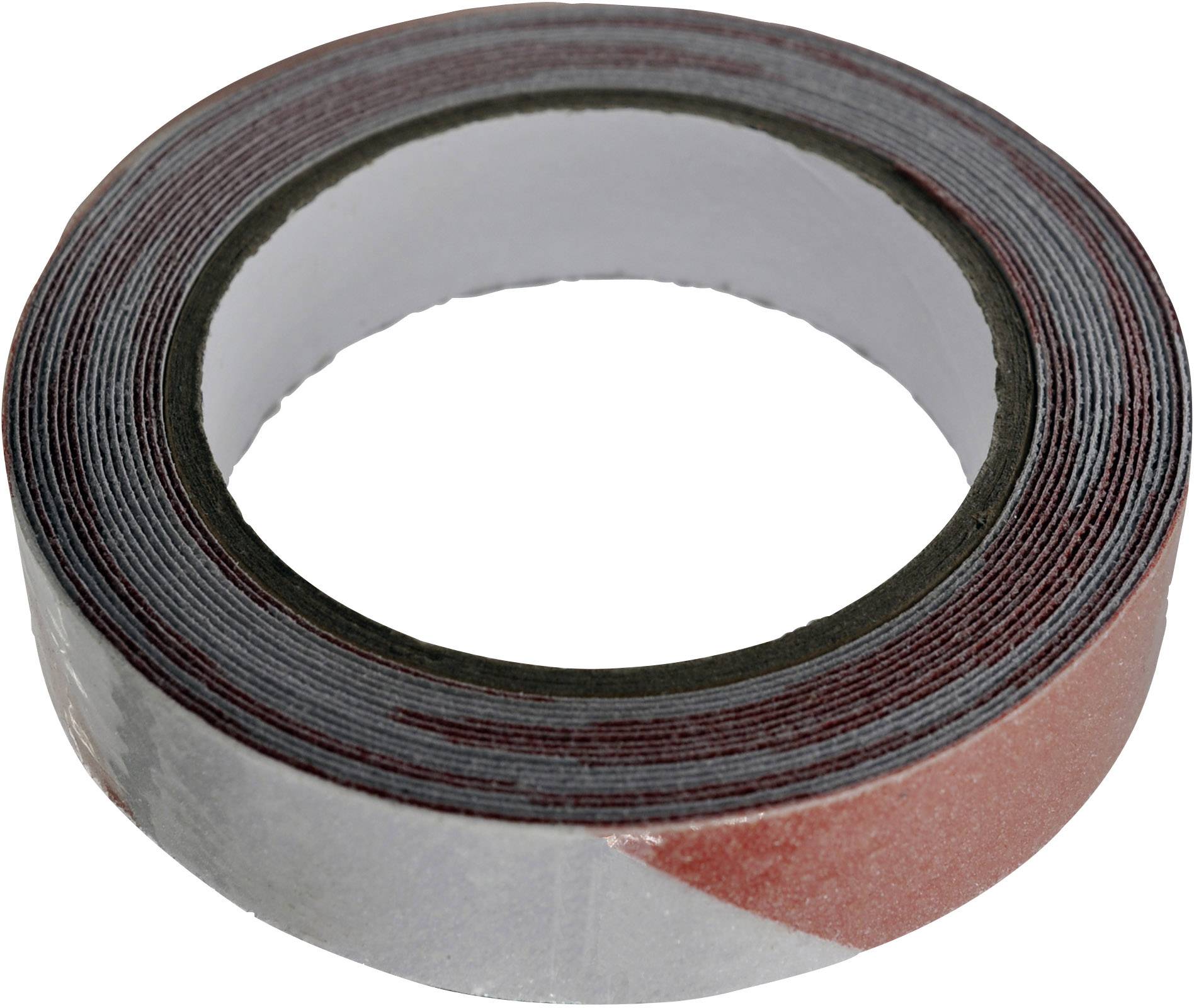 TOOLCRAFT ANST255M-RW upozoravajuca traka bela, crvena 5 m x 25 mm 1 rola