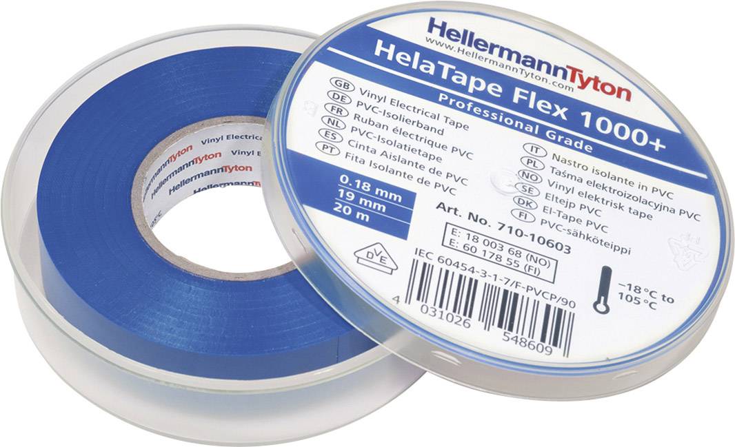 HellermannTyton izolir traka plava 20 m x 19 mm 1 rola