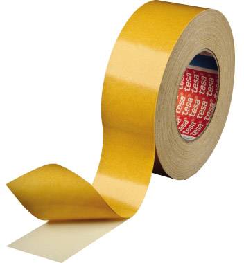 Tesa 04964-00075-00 dvostrana lepljiva traka 50 m x 19 mm, bela, poliester, kaučuk, debljina 0.39 mm
