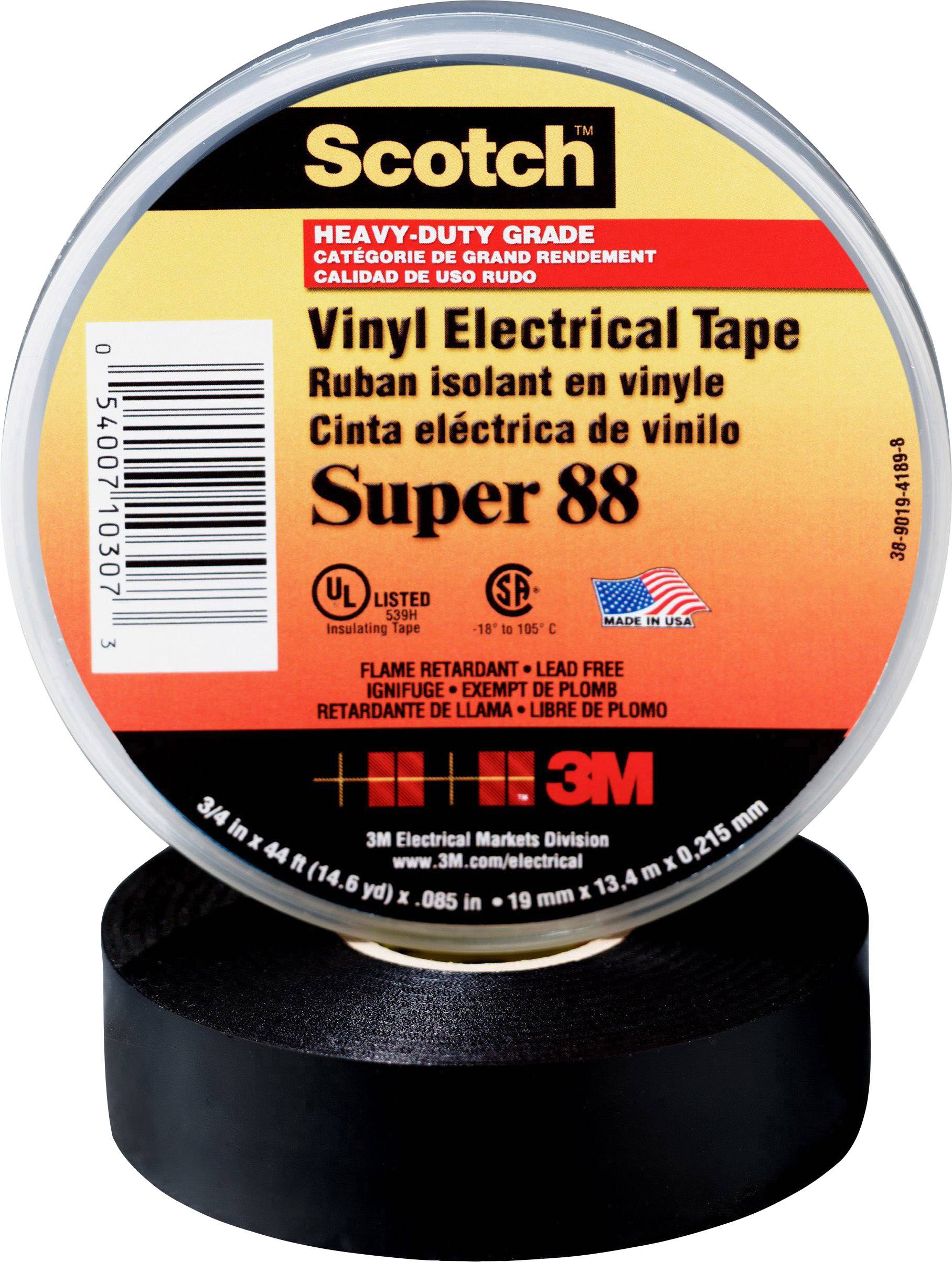 Scotch SUPER88-38X33 izolir traka bela, crna 38 mm x 33 m 1 kom
