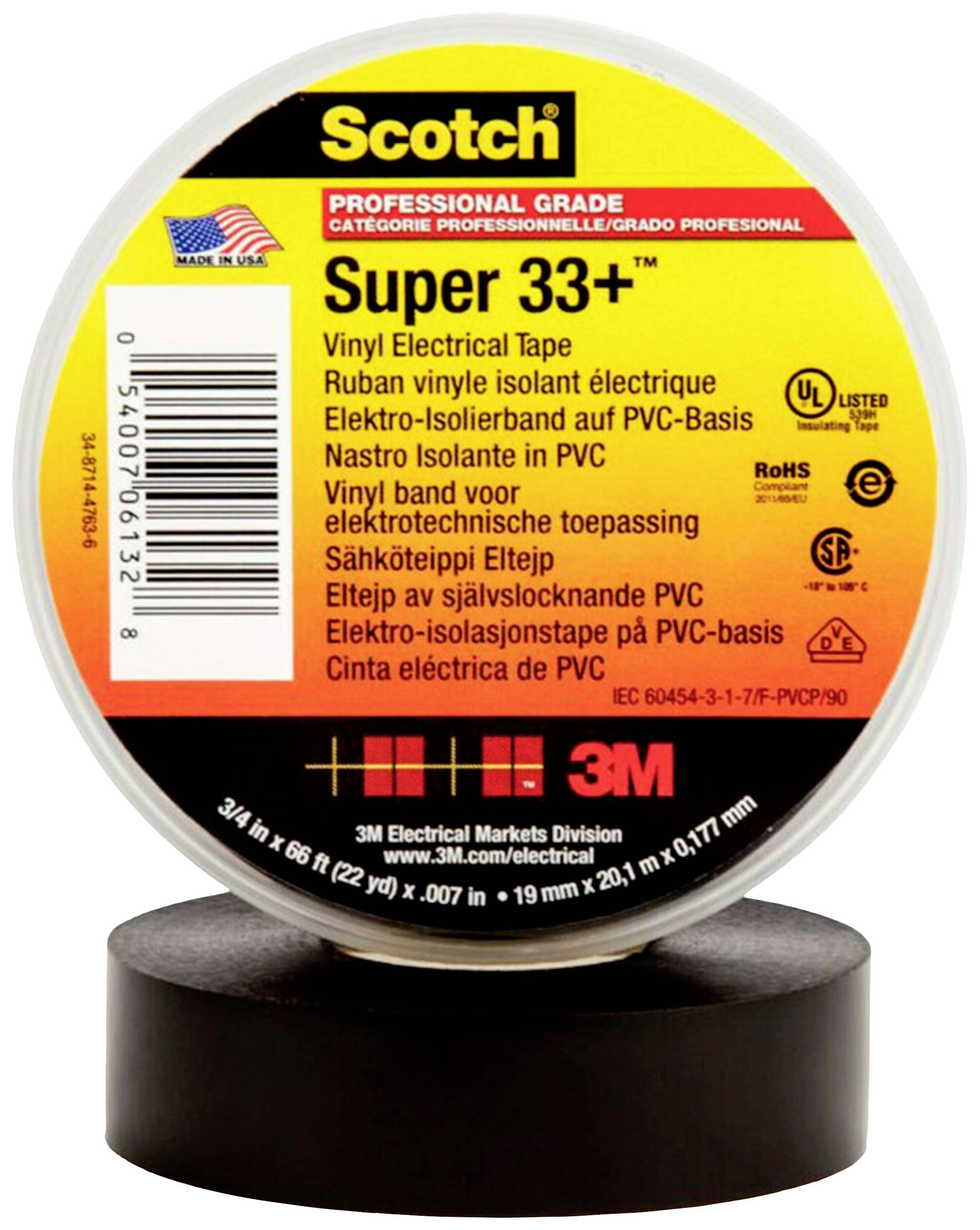 3M SUPER33 izolir traka crna 19 mm x 20 m 1 kom