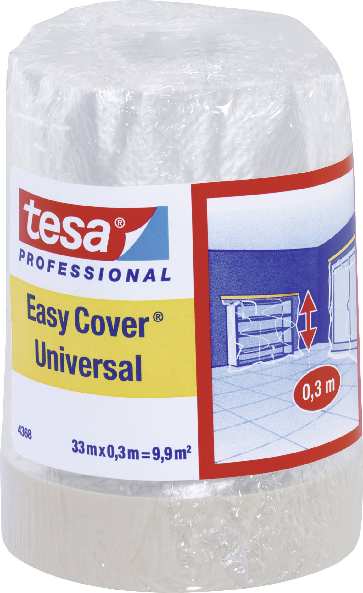 tesa 04368-00011-01 krep lepljiva traka 33 m x 30 cm 1 kom