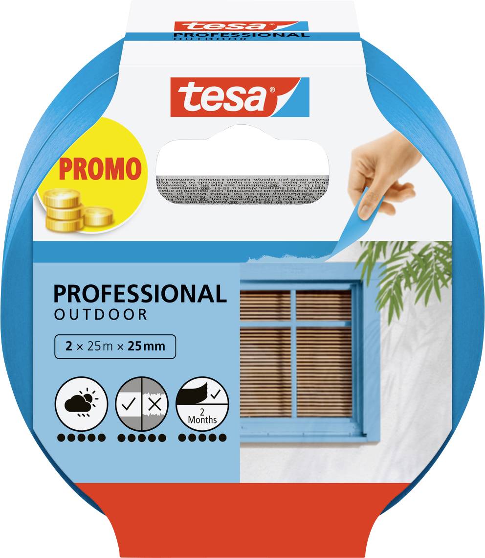 tesa OUTSIDE maskirna traka plava 25 m x 25 mm