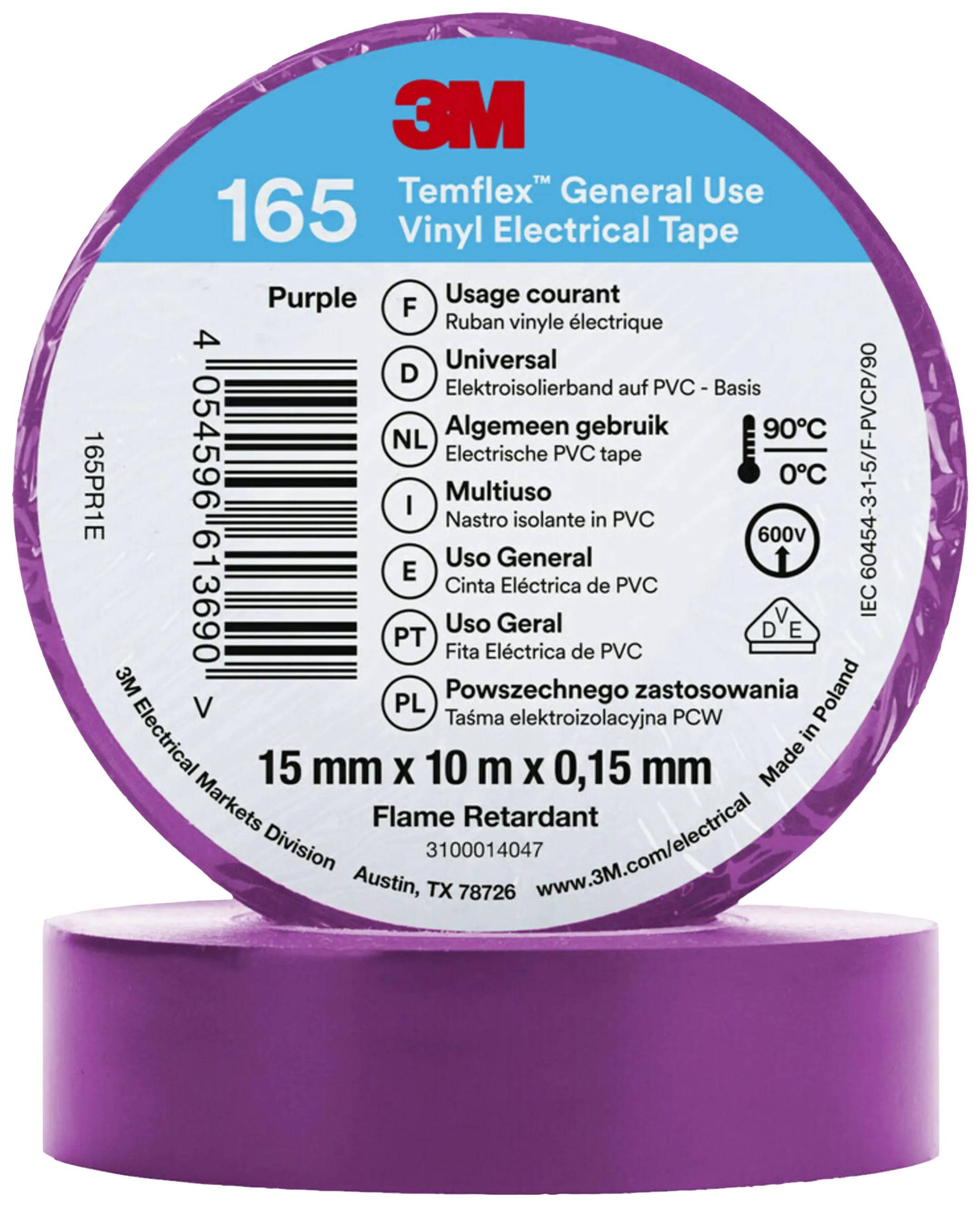 3M 165PR1E izolir traka 10 m x 15 mm 1 kom