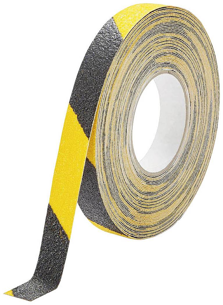 Durable DURALINE protivklizna traka crna, zuta 15 m x 25 mm 1 kom