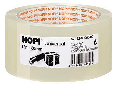 Nopi® 328493 traka za pakovanje 66 m x 50 mm, transparentna
