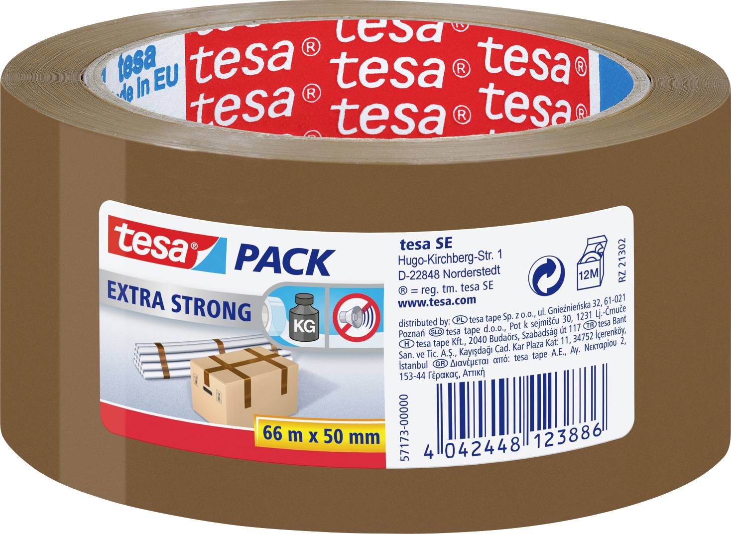 tesa 57173-00000-04 pakirna traka 66 m x 50 mm 1 kom