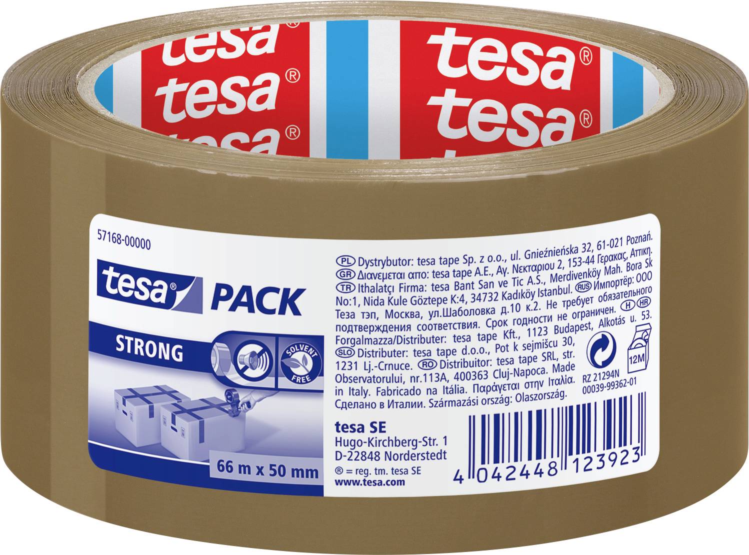 tesa 57168-00000-11 pakirna traka providna 66 m x 50 mm 1 kom