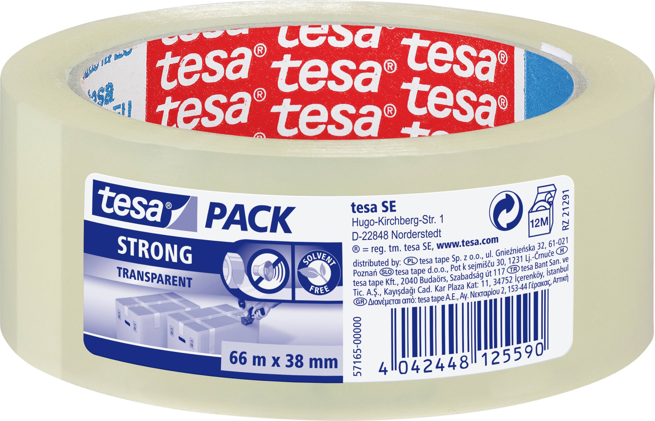 tesa 57165-00000-05 pakirna traka providna 66 m x 38 mm 1 kom