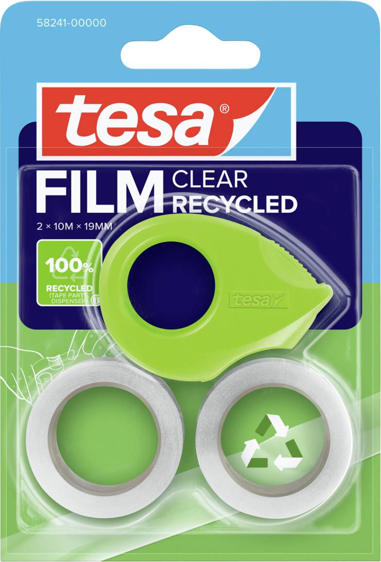 tesa 58241-00000-01 providna lepljiva traka zelena 10 m x 19 mm 1 kom