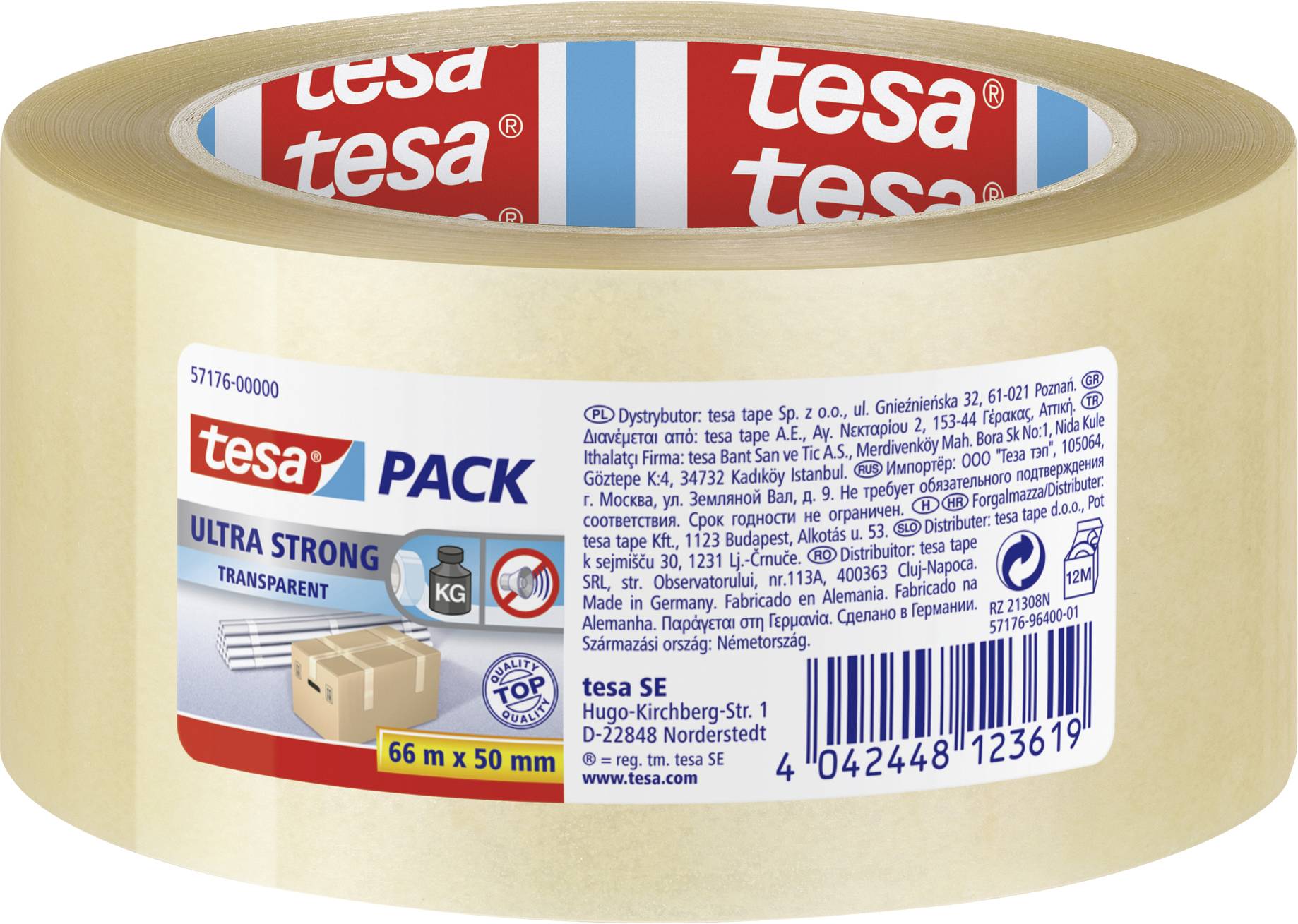 tesa PACK pakirna traka providna 66 m x 50 mm 1 rola