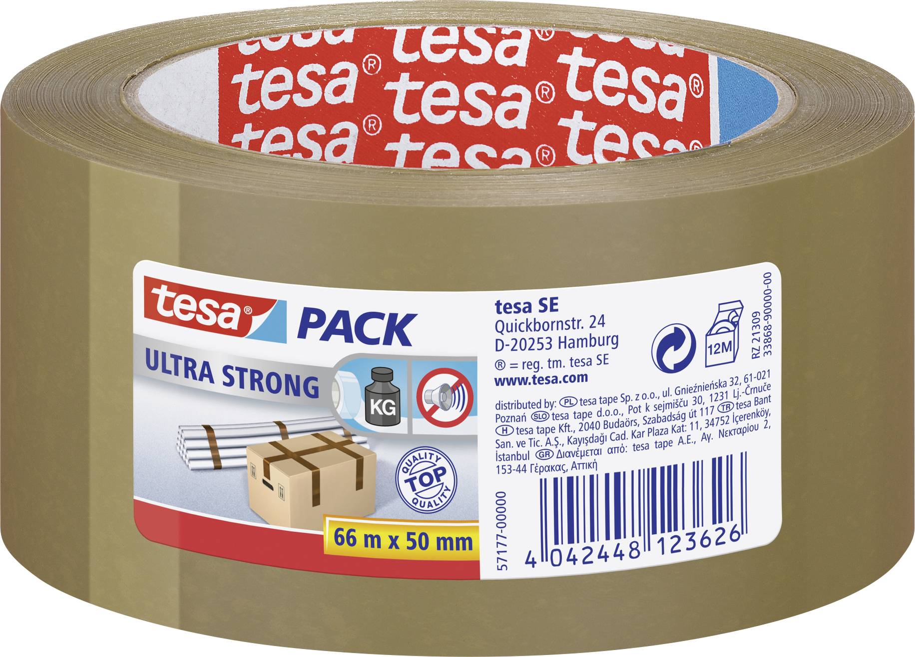 tesa PACK pakirna traka providna 66 m x 50 mm 1 rola