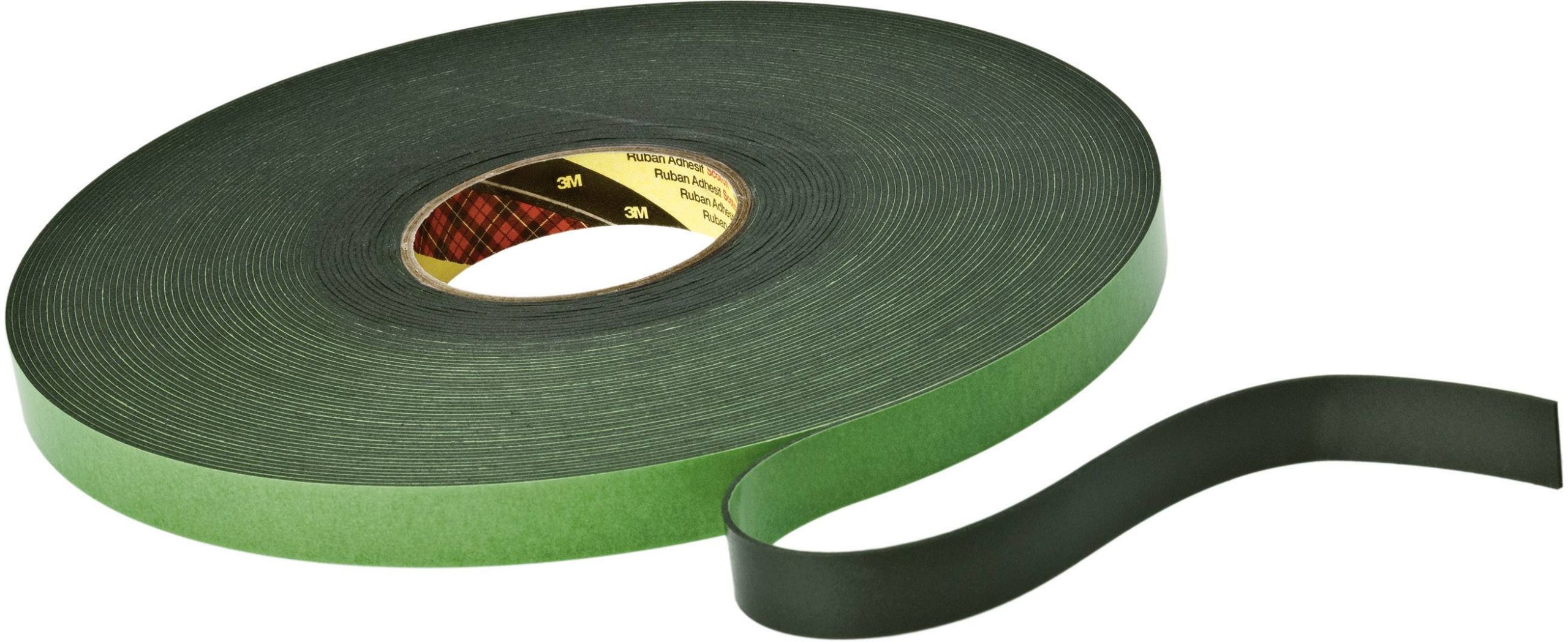 3M 9.515B obostrana lepljiva traka crna 33 m x 12 mm
