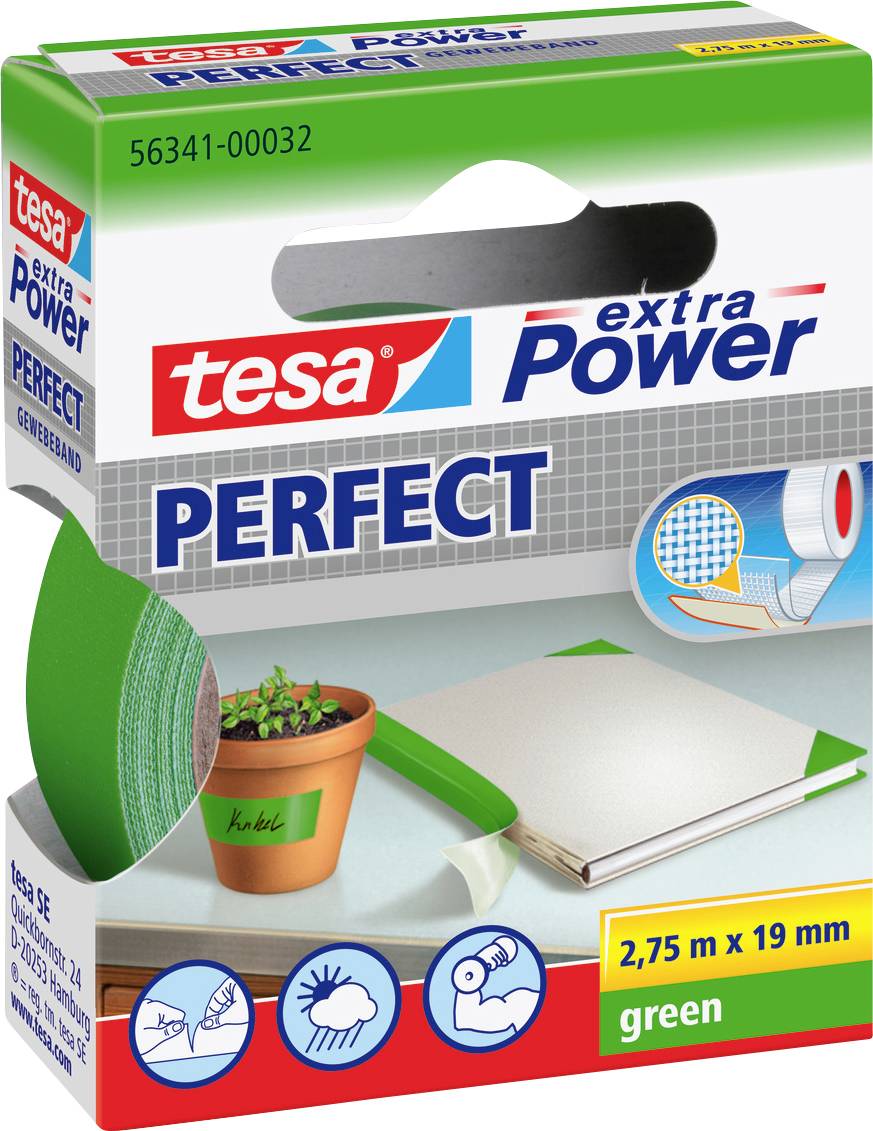 tesa 56341-32-2 lepljiva traka od tkanine 2 x75 m x 19 mm