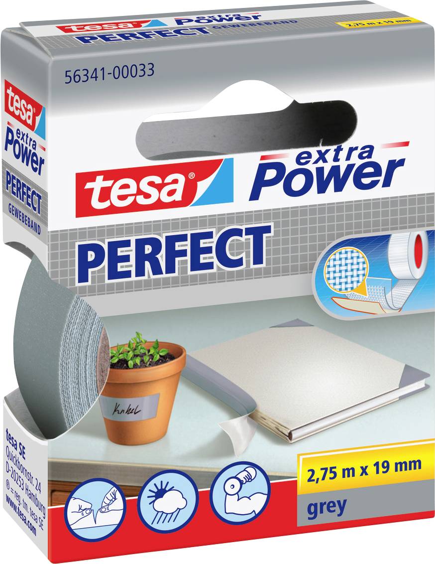 tesa 56341-33-2 lepljiva traka od tkanine 2 x75 m x 19 mm