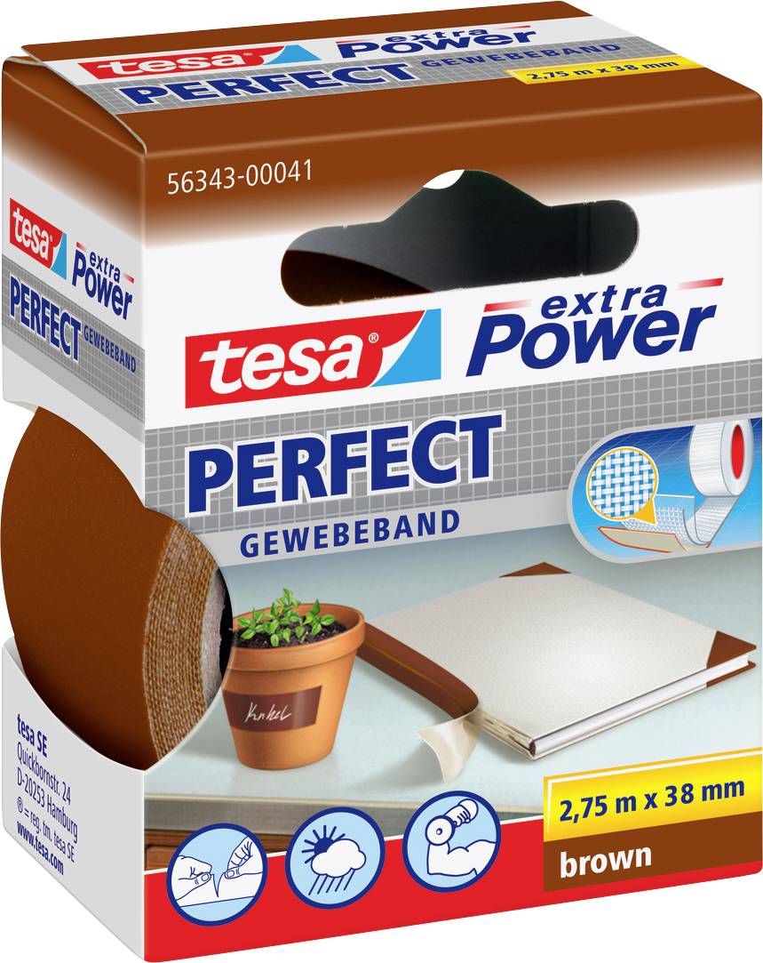 tesa 56343-41-2 lepljiva traka od tkanine 2 x75 m x 38 mm