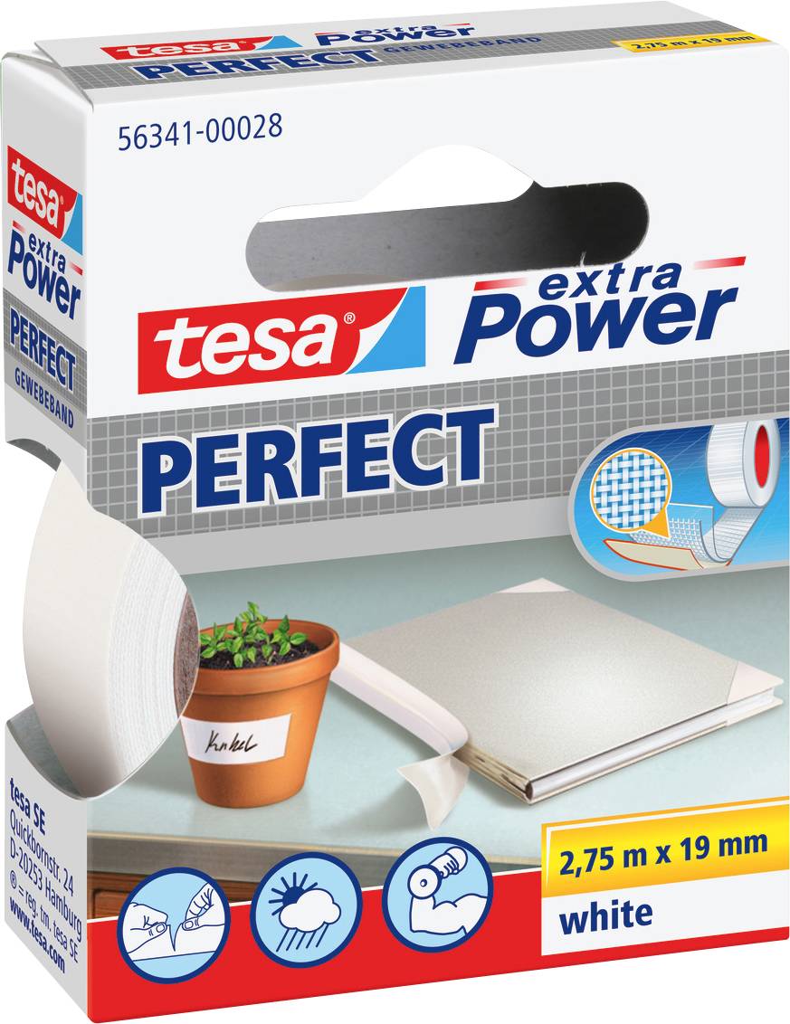 tesa x19mm lepljiva traka od tkanine 2 x75 m x 19mm