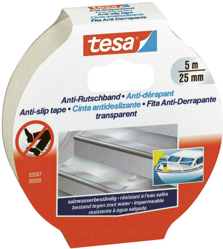 tesa 55587-0-0 protivklizna traka providna 5 m x 25 mm