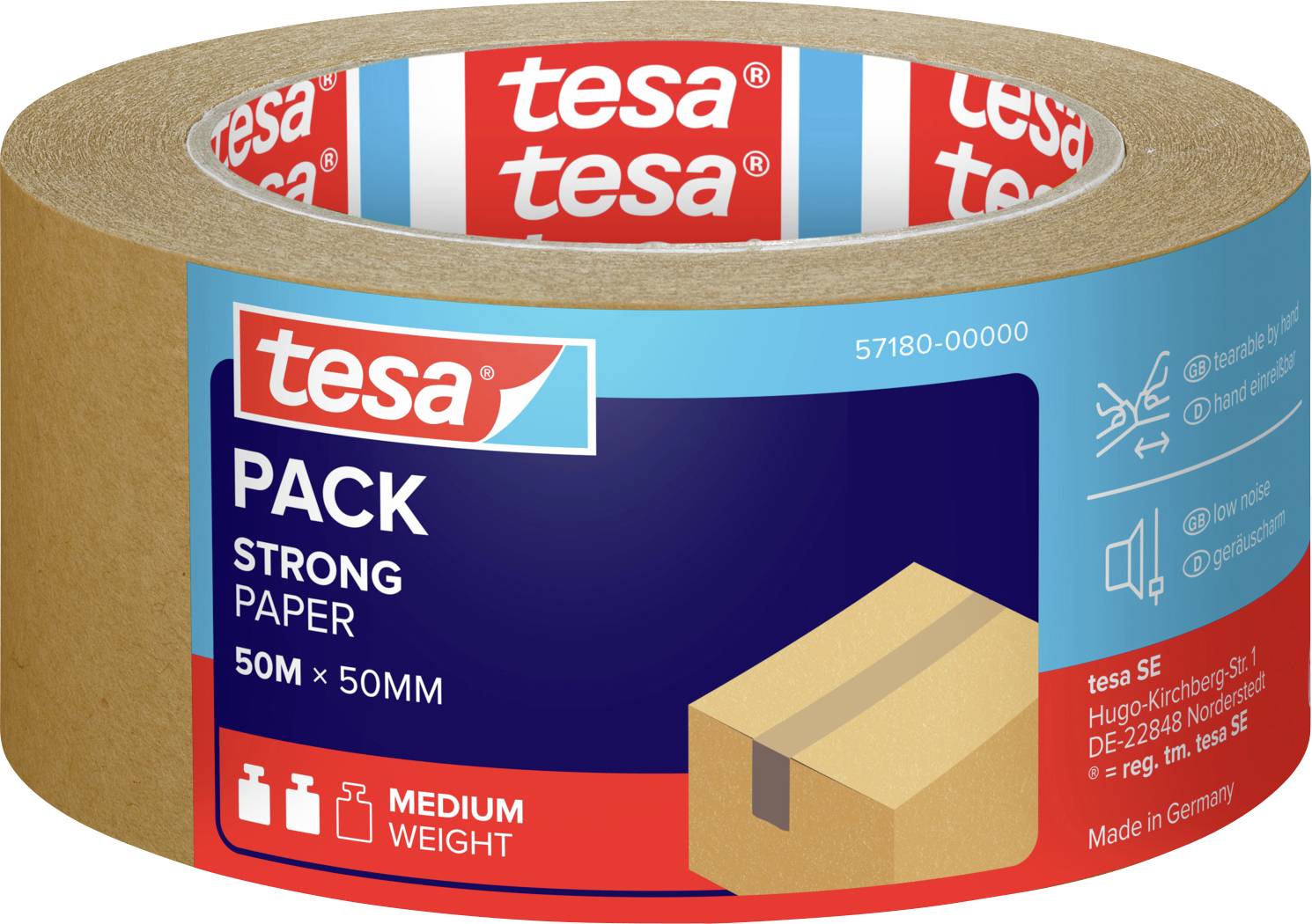 tesa 57180-00-02 pakirna traka 50 m x 50 mm 1 rola