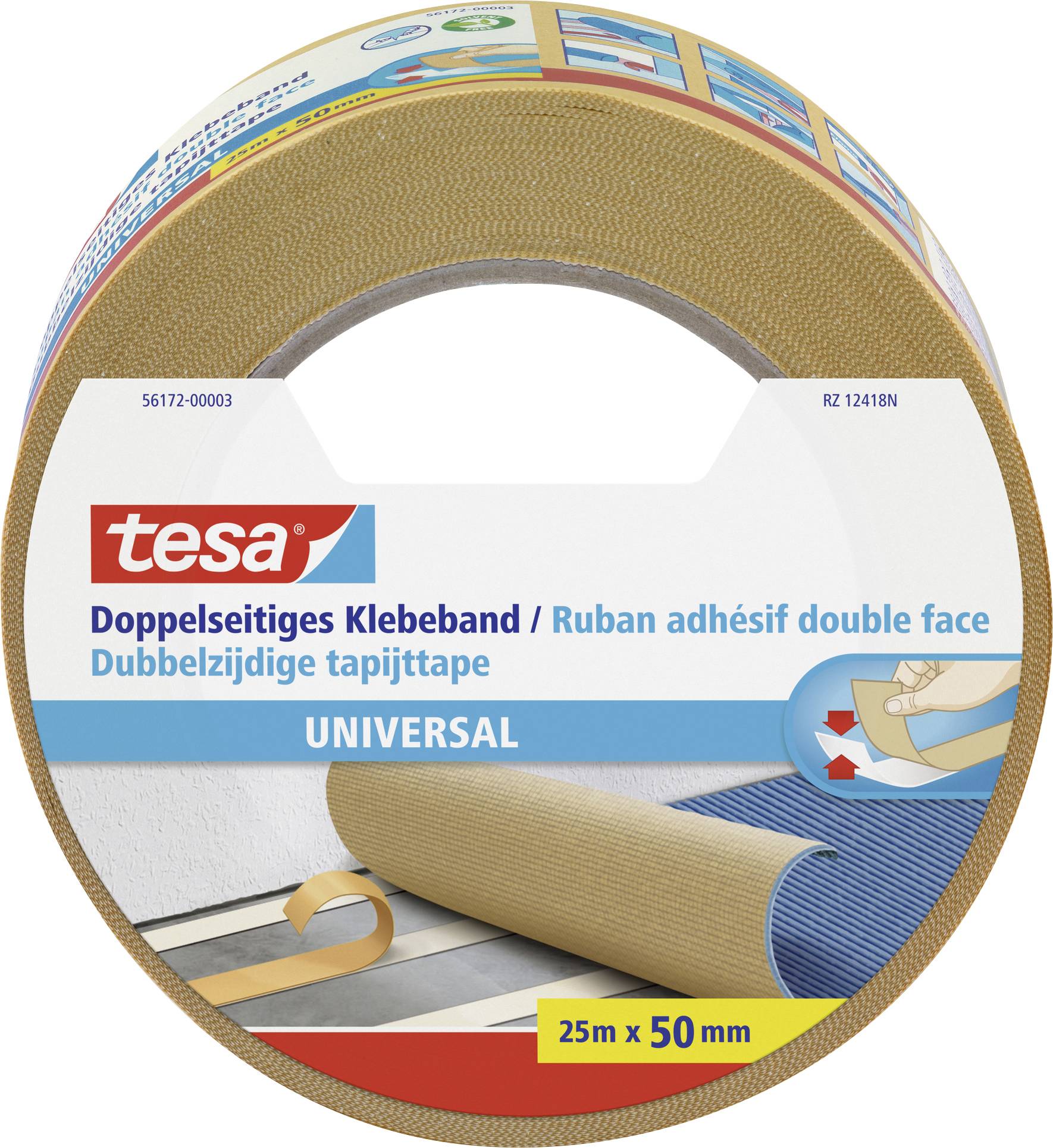 Tesa 25 lepljiva traka 25 m x 50 mm