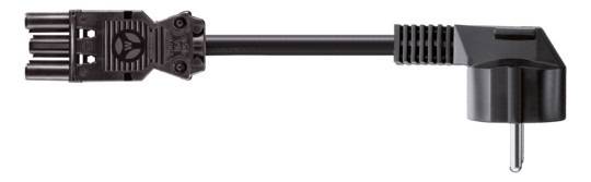 Wieland Electric 375.003 prikljucni kabl crna 3.00 m