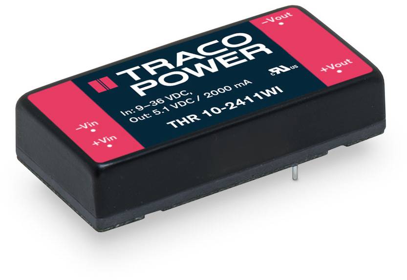 TracoPower THR 10-2423WI DC/DC napajanje - ispravljač za štampanu ploču 5 V/DC 12 V/DC, -12 V/DC 335 mA 10 W Broj izlaza: 2 x.