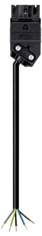 Wieland Electric 91.257.1064.1 priključni kabl 250 V, 16 A crna