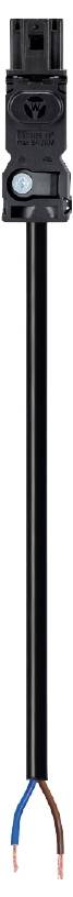 Wieland Electric 91.222.8004.1 priključni kabl 250 V, 16 A crna