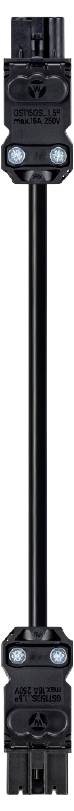 Wieland Electric 91.232.7000.1 povezni vod 250 V, 16 A crna