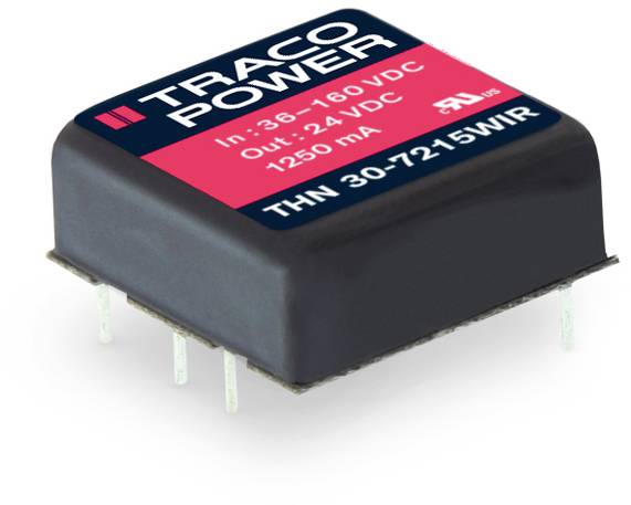 TracoPower THN 30-7223WIR DC/DC napajanje - ispravljač za štampanu ploču 12 V/DC 24 V/DC 1 A 30 W Broj izlaza: 2 x.