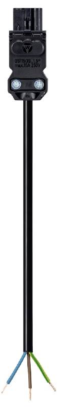 Wieland Electric 91.232.5003.1 priključni kabl 250 V, 16 A crna