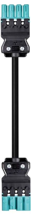 Wieland Electric 92.207.5060.8 povezni vod 250 V, 16 A crna