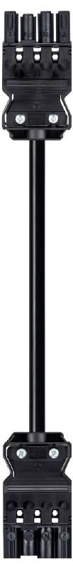 Wieland Electric 92.208.5000.1 povezni vod 250 V, 20 A crna