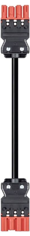 Wieland Electric 92.207.6000.0 povezni vod 250 V, 16 A crna