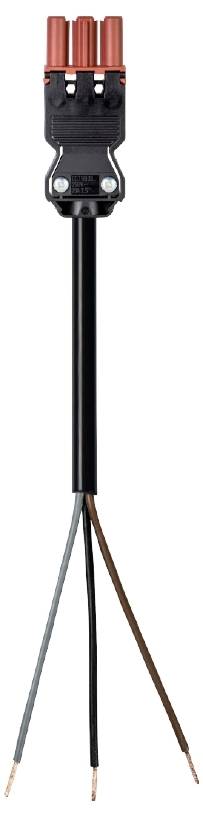 Wieland Electric 92.232.8063.4 priključni kabl 250 V, 16 A crna