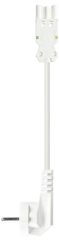 Wieland Electric 92.238.4007.2 priključni kabl 250 V, 16 A bela