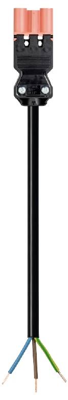 Wieland Electric 92.238.8004.5 priključni kabl 250 V, 20 A crna