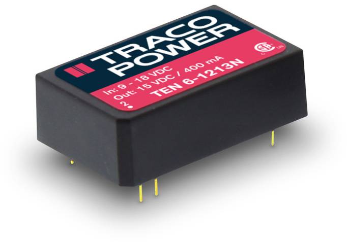 TracoPower TEN 6-2422N DC/DC napajanje - ispravljač za štampanu ploču 24 V/DC 12 V/DC, -12 V/DC 250 mA 6 W Broj izlaza: 2 x.