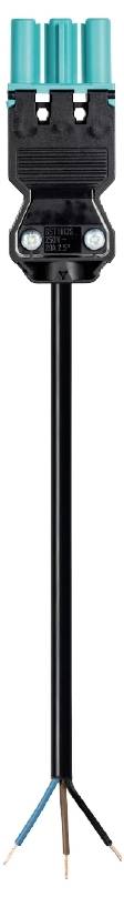 Wieland Electric 92.297.4063.8 priključni kabl 250 V, 16 A crna