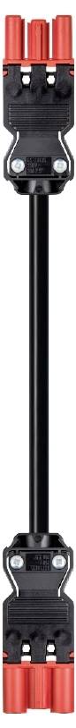 Wieland Electric 92.297.5000.0 povezni vod 250 V, 16 A crna
