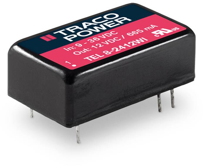 TracoPower TEL 8-2410WI DC/DC napajanje - ispravljač za štampanu ploču 24 V/DC 2 A 8 W Broj izlaza: 1 x.