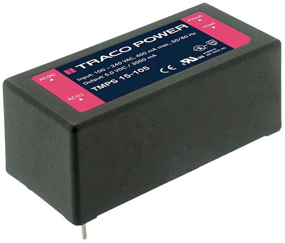 TracoPower TMPS 15-112 AC/DC napajanje za štampanu ploču 12 V/DC 1.3 A 15 W