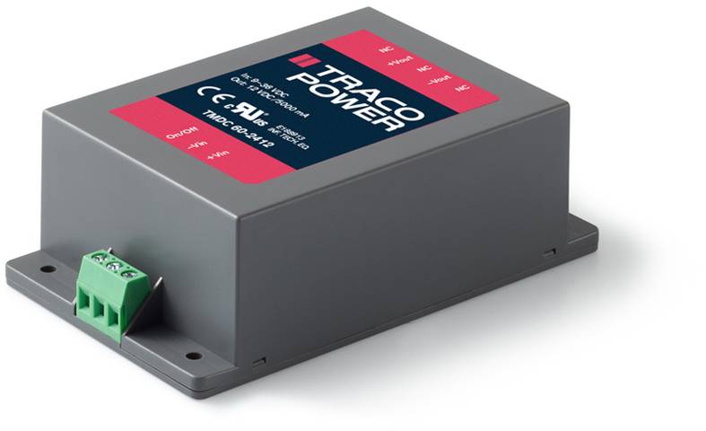 TracoPower TMDC 60-4812 DC/DC napajanje - ispravljač modul 48 V/DC 12 V/DC 5 A 60 W Broj izlaza: 1 x.