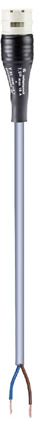 Wieland Electric 96.222.5097.8 priključni kabl 50 V, 16 A crna