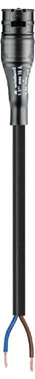 Wieland Electric 96.222.3033.1 priključni kabl 250 V, 16 A crna