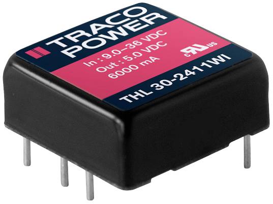 TracoPower THL 30-4815WI DC/DC napajanje - ispravljač 24 V/DC 1.3 A 30 W