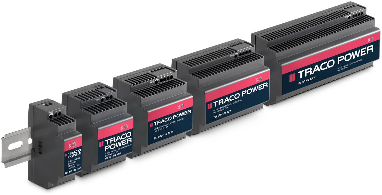 TracoPower TBL 030-124 DIN napajanje (DIN sina) 24 V/DC 1.25 A 30 W Broj izlaza:1 x.