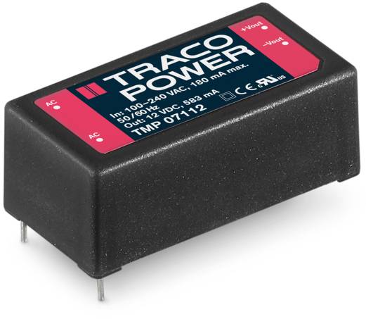 TracoPower TMP 07112 napajanje 12 V/DC 0.585 A 7 W