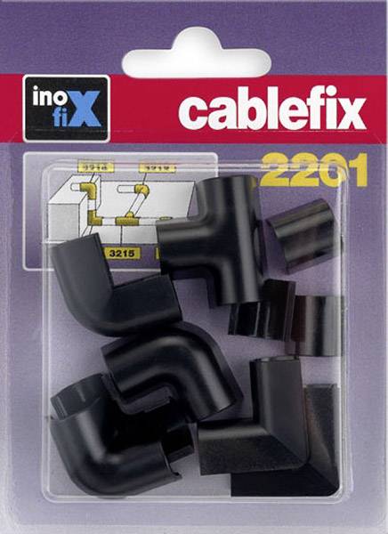 cablefix 3210_schwarz kablovska kanalica spojni element 10 kom crna
