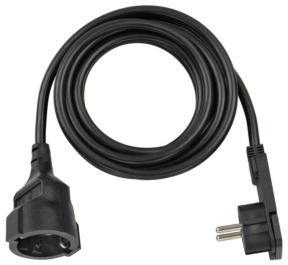 Brennenstuhl 1168980030 Produzni kabl 3 m H05VV-F 3G 1,5 mm2 230 V IP20 1 uticnica Schuko - Schuko uticnica crna